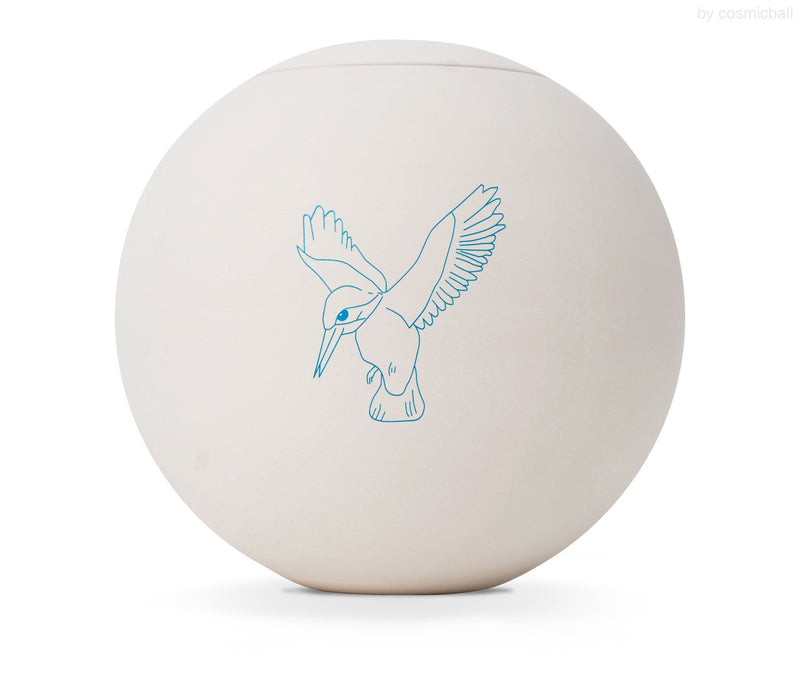 sfera bianca© | Tonurne «Eisvogel blau» | [design + art]