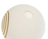 white sphere© water urn | "gold spiral"