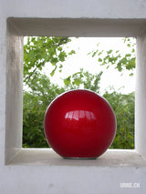 ball of love® Kugelurne «massiv» | Edelstahl «rot»