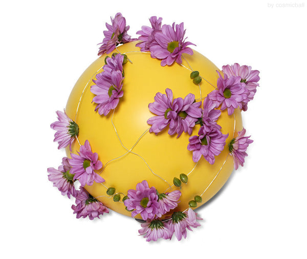 ball of love ®  Urne matt gelb