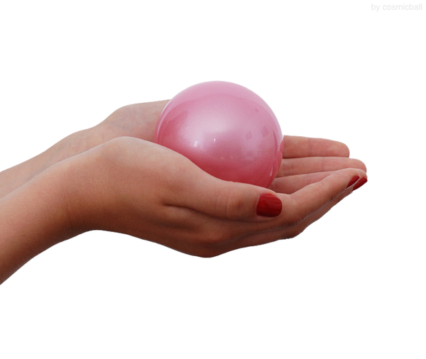 ball of love® Kugelurne «massiv» | Edelstahl «pink» | Grösse: mini