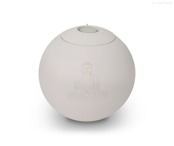 sfera bianca© Urne buddha mit Kerze