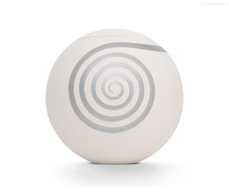 sfera bianca© Urne silberspirale
