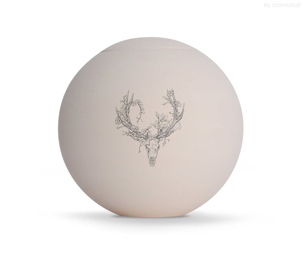 sfera bianca© Urne Hirschgeweih