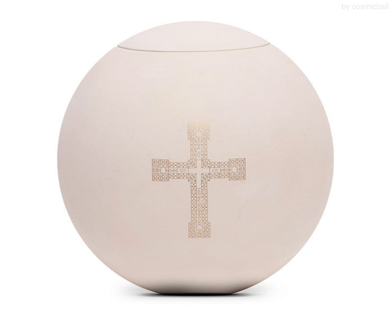 sfera bianca© Urne Gold Kreuz