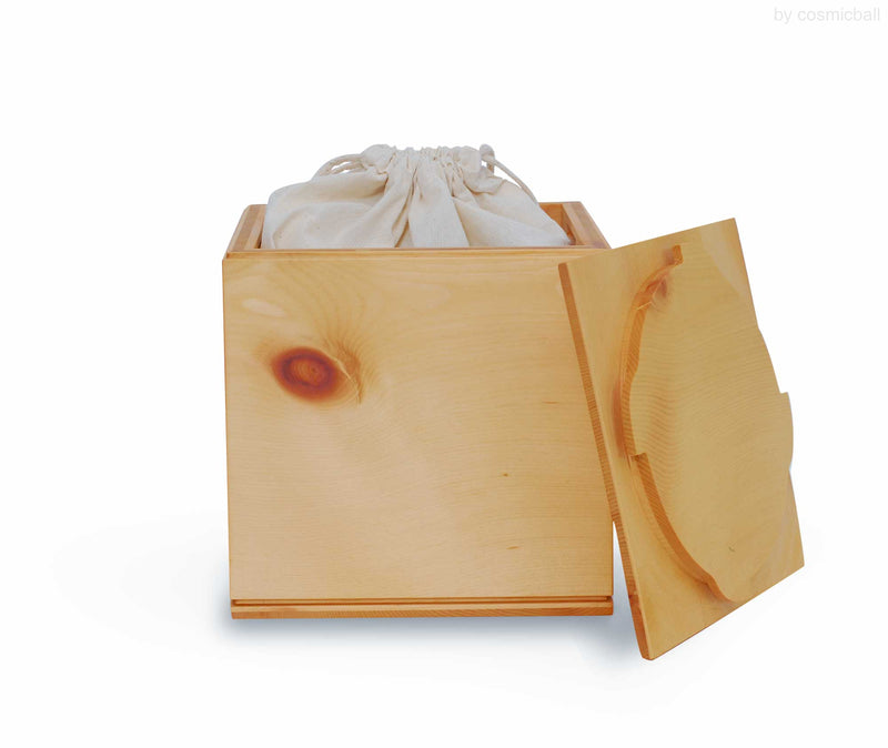 mokkyu® cube | Wooden urn Arve | Size: standard