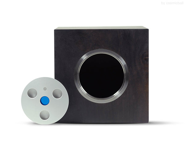 mokkyu® Kubus | Holzurne «Birne black»