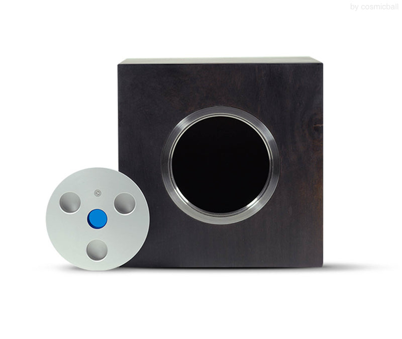 mokkyu® Kubus | Holzurne «Birne black»