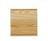 mokkyu® cube | Wooden urn larch «basic» | Size: standard
