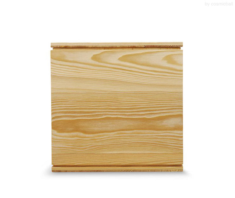 mokkyu® cube | Wooden urn larch «basic» | Size: standard