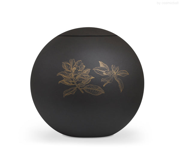 sfera nera © Urne  fiori "Magnolia Gold"