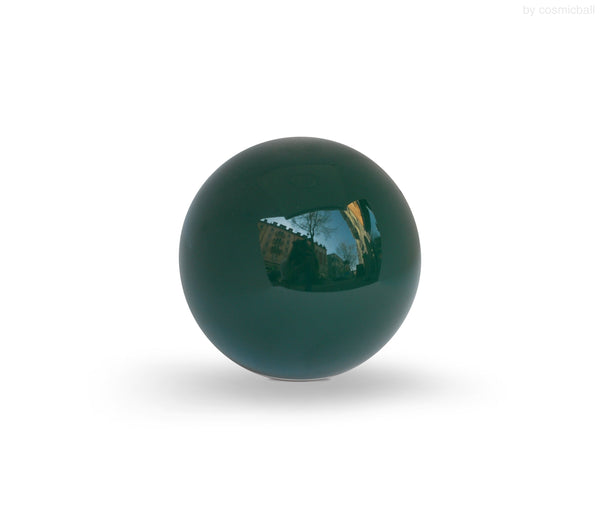 ball of love® Kugelurne «massiv» | Edelstahl «dunkelgrün» | Grösse: mini