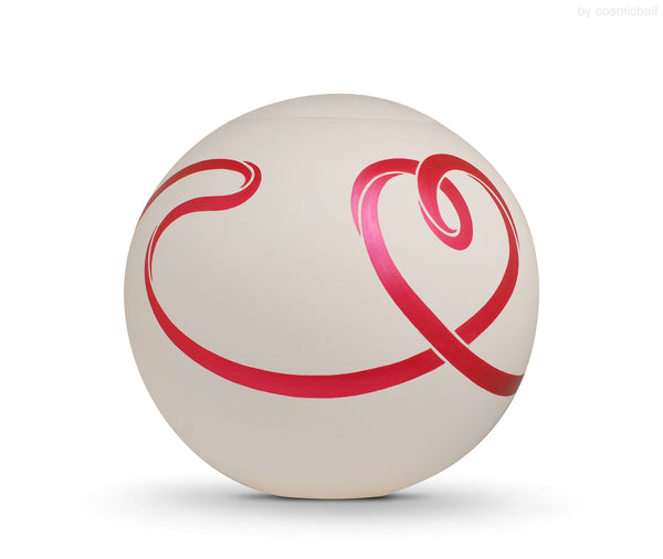 sfera bianca© Urne Herzband rot