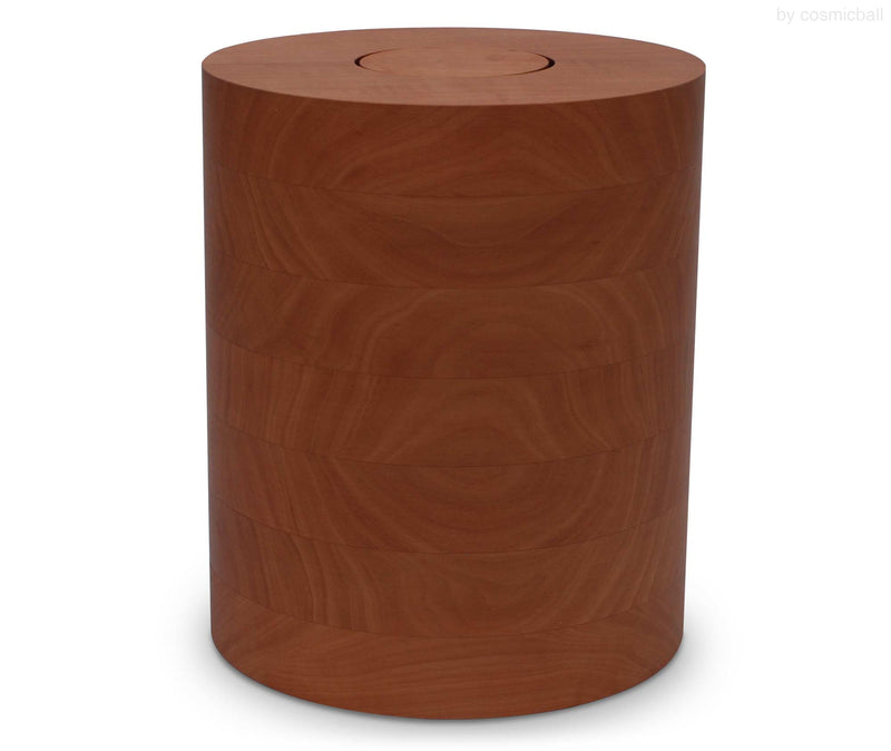 yasura® Säule | Holzurne Birne | Grösse: Partnerurne