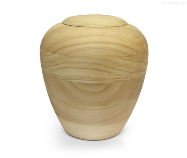 yasura® Amphore | Holzurne Pappel «gewachst»