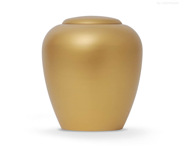 yasura® Amphore | Holzurne Pappel «gold» oder Ahorn «gold massiv»
